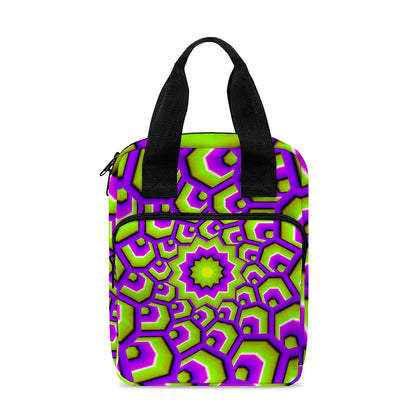 Green Hive Moving Optical Illusion Bible Tote Bag