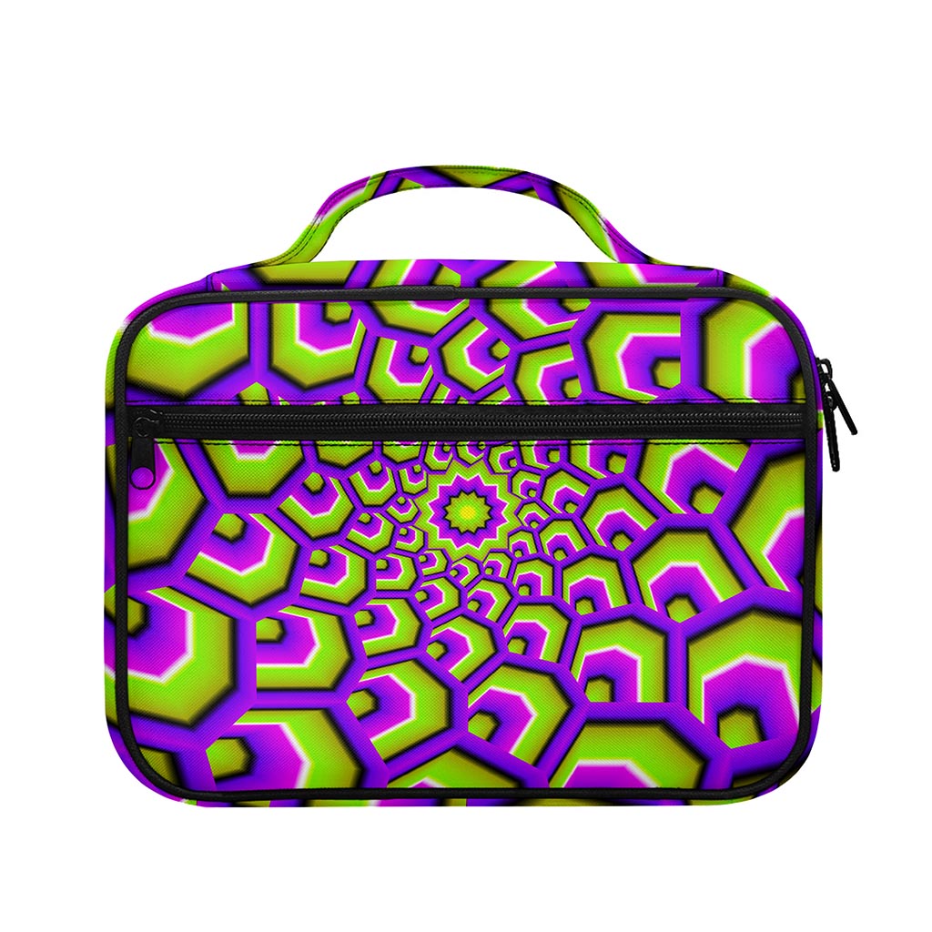 Green Hive Moving Optical Illusion Briefcase Bible Bag