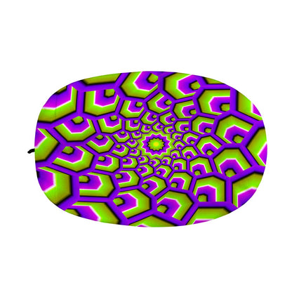 Green Hive Moving Optical Illusion Car Side Mirror Covers