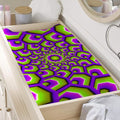Green Hive Moving Optical Illusion Changing Pad Cover