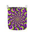 Green Hive Moving Optical Illusion Collapsible Laundry Basket