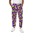 Green Hive Moving Optical Illusion Cotton Sweatpants