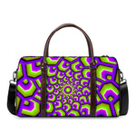 Green Hive Moving Optical Illusion Duffle Bag