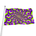Green Hive Moving Optical Illusion Flag