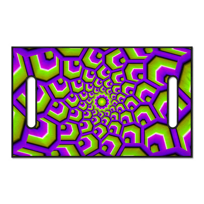 Green Hive Moving Optical Illusion Golf Cart Seat Cover