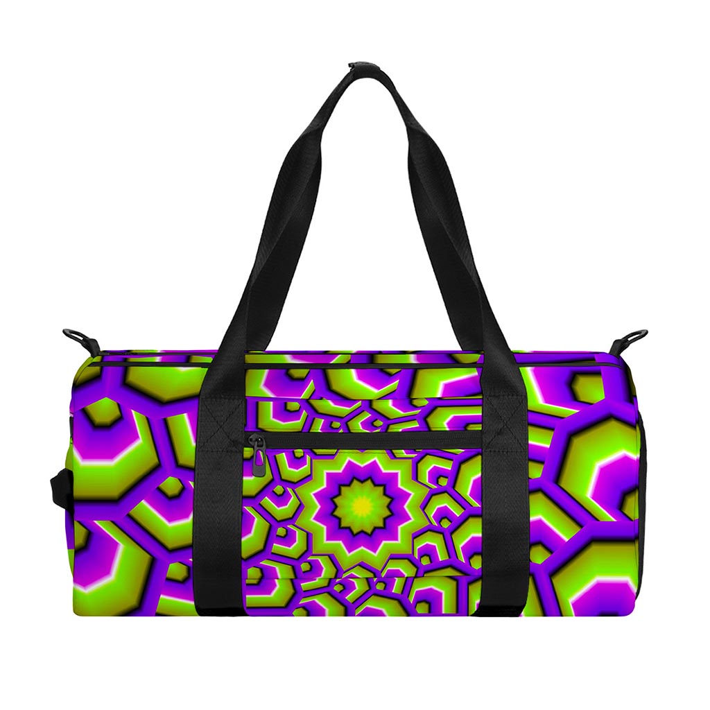 Green Hive Moving Optical Illusion Gym Bag