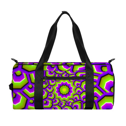 Green Hive Moving Optical Illusion Gym Bag