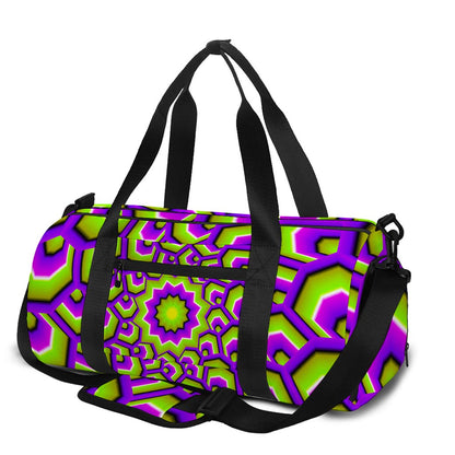 Green Hive Moving Optical Illusion Gym Bag