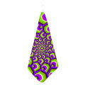 Green Hive Moving Optical Illusion Hand Towel