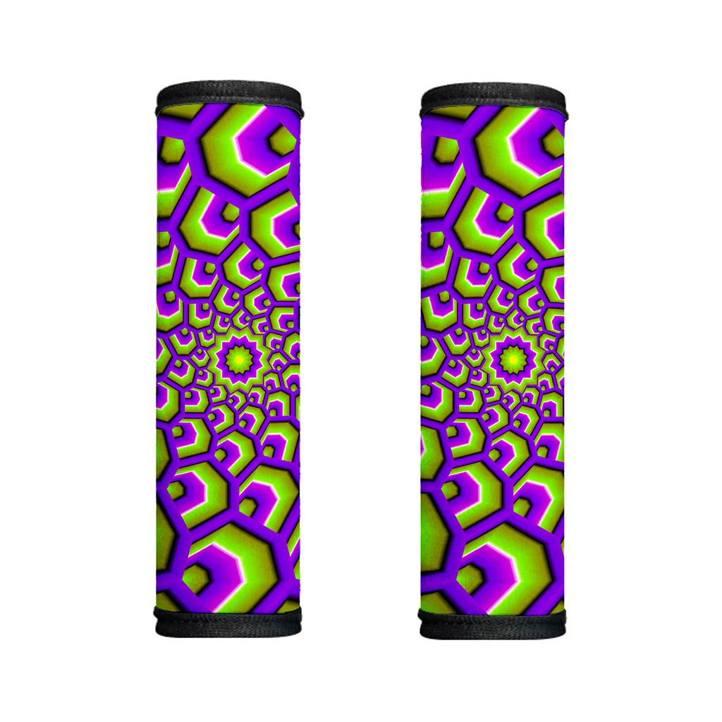 Green Hive Moving Optical Illusion Handle Covers