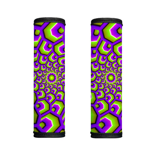 Green Hive Moving Optical Illusion Handle Covers