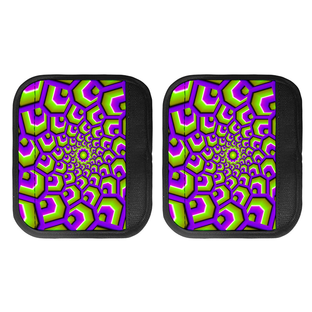 Green Hive Moving Optical Illusion Handle Covers