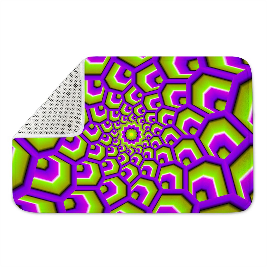 Green Hive Moving Optical Illusion Indoor Door Mat
