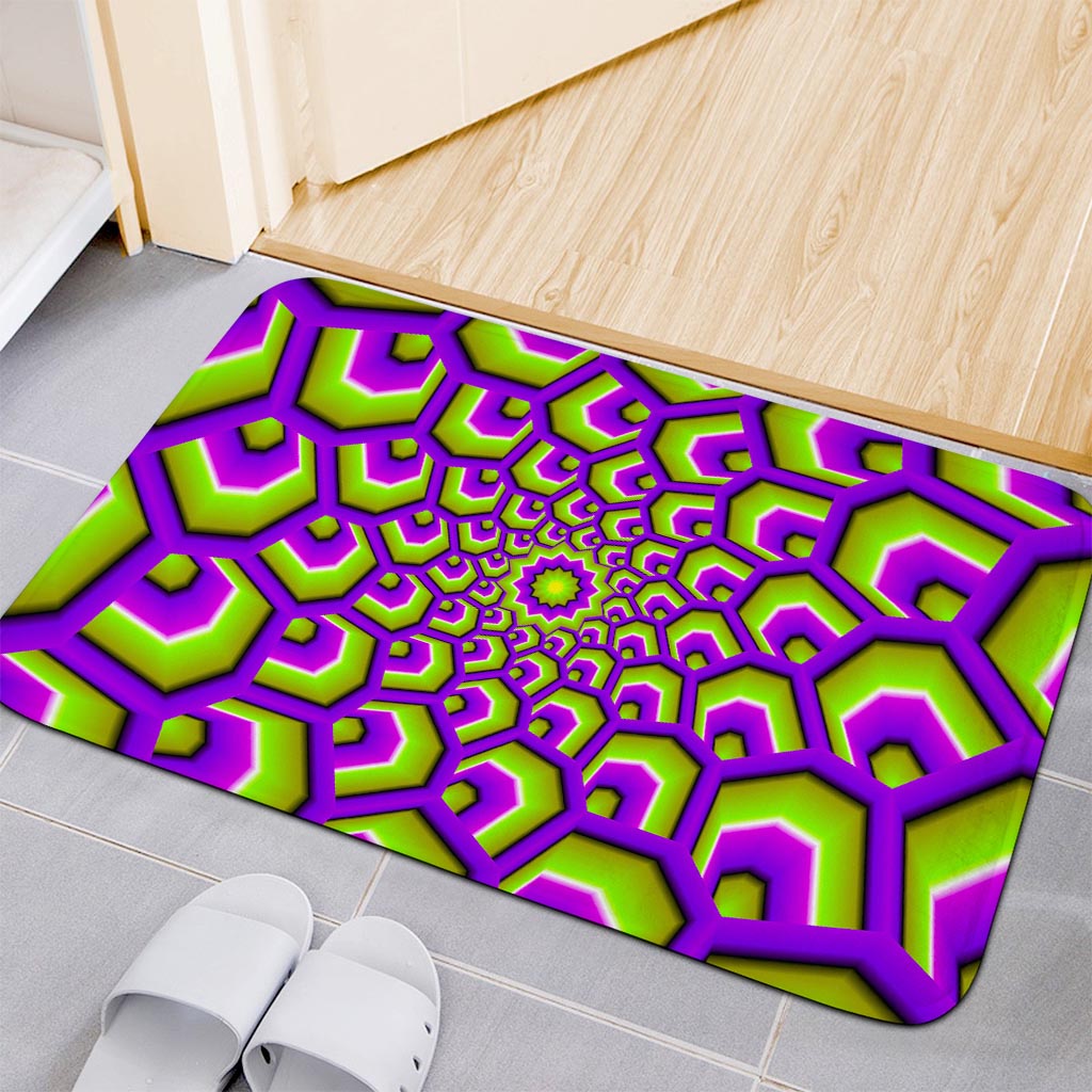 Green Hive Moving Optical Illusion Indoor Door Mat