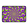 Green Hive Moving Optical Illusion Kitchen Mat