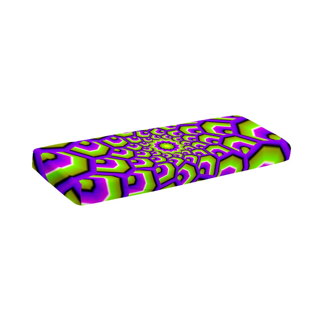 Green Hive Moving Optical Illusion Piano Keyboard Cover