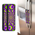Green Hive Moving Optical Illusion Refrigerator Handle Covers