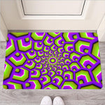 Green Hive Moving Optical Illusion Rubber Doormat