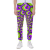 Green Hive Moving Optical Illusion Scuba Joggers