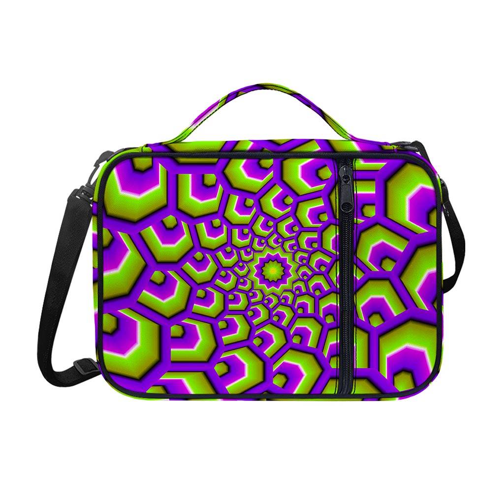 Green Hive Moving Optical Illusion Shoulder Strap Bible Bag