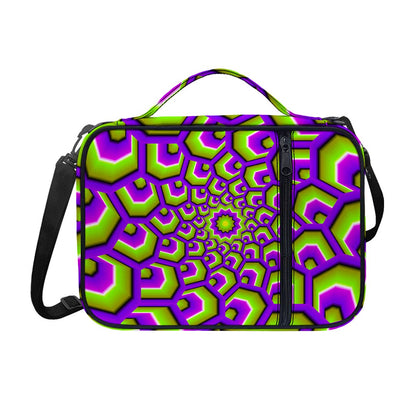 Green Hive Moving Optical Illusion Shoulder Strap Bible Bag
