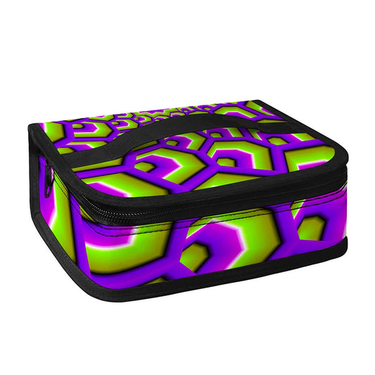 Green Hive Moving Optical Illusion Small Lunch Bag