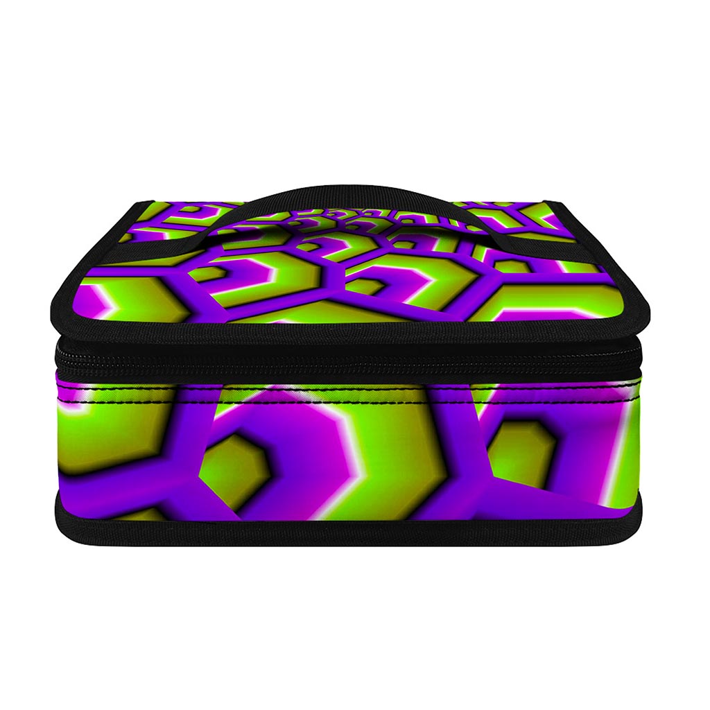 Green Hive Moving Optical Illusion Small Lunch Bag