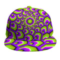 Green Hive Moving Optical Illusion Snapback Cap