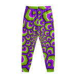 Green Hive Moving Optical Illusion Sweatpants