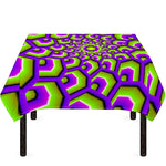 Green Hive Moving Optical Illusion Tablecloth