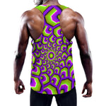 Green Hive Moving Optical Illusion Training Tank Top