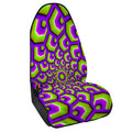 Green Hive Moving Optical Illusion Waterproof Car Seat Cover