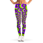 Green Hive Moving Optical Illusion Women's Leggings