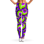 Green Hive Moving Optical Illusion Women's Leggings
