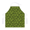 Green Hop Cone Pattern Print Adjustable Apron