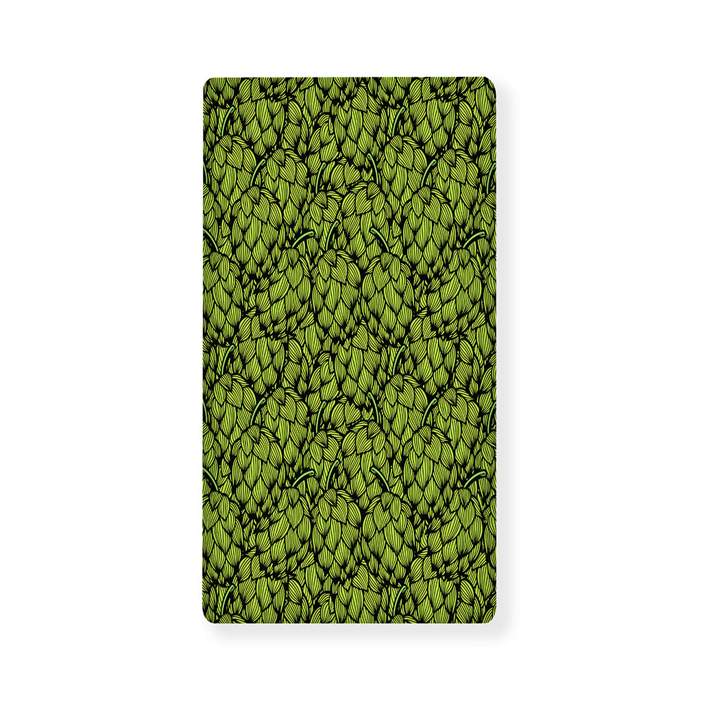 Green Hop Cone Pattern Print Baby Crib Sheet
