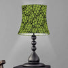 Green Hop Cone Pattern Print Bell Lamp Shade