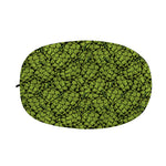 Green Hop Cone Pattern Print Car Side Mirror Covers