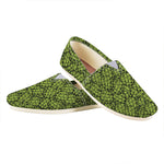 Green Hop Cone Pattern Print Casual Shoes