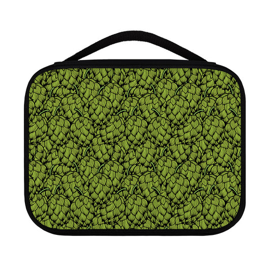 Green Hop Cone Pattern Print Classic Bible Case