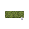 Green Hop Cone Pattern Print Extended Mouse Pad