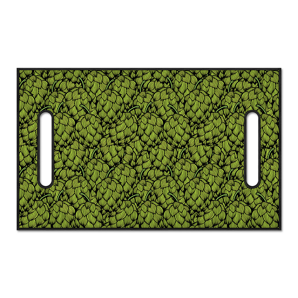Green Hop Cone Pattern Print Golf Cart Seat Cover