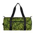 Green Hop Cone Pattern Print Gym Bag