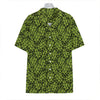 Green Hop Cone Pattern Print Hawaiian Shirt