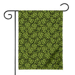 Green Hop Cone Pattern Print House Flag