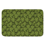 Green Hop Cone Pattern Print Indoor Door Mat