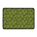 Green Hop Cone Pattern Print Kitchen Mat