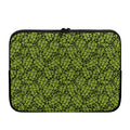 Green Hop Cone Pattern Print Laptop Sleeve