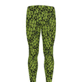 Green Hop Cone Pattern Print Men's Leggings