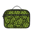 Green Hop Cone Pattern Print Portable Lunch Bag